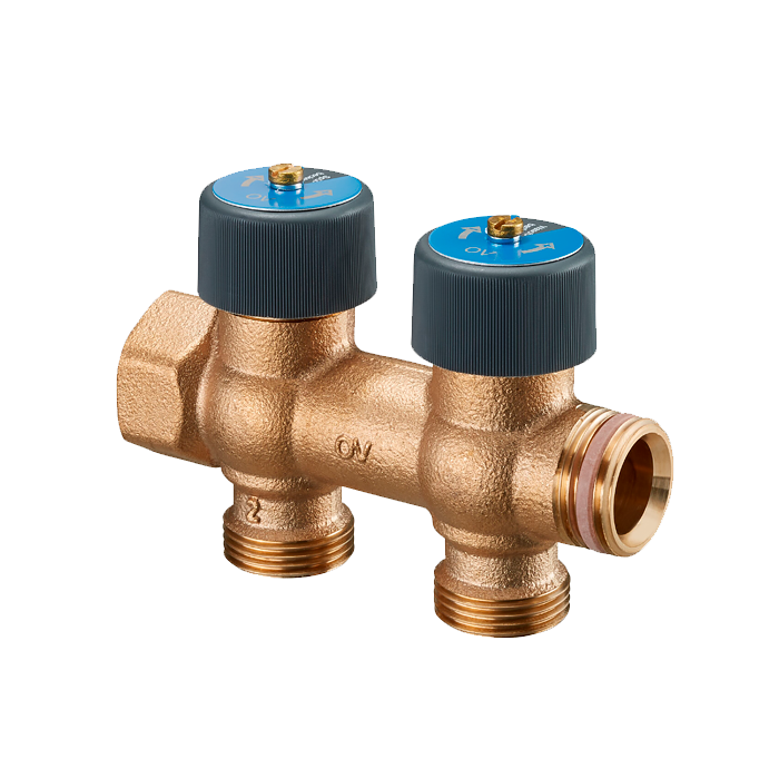 Распределительная гребенка Multidis R, 3/4'' х 3/4'', 2 контура